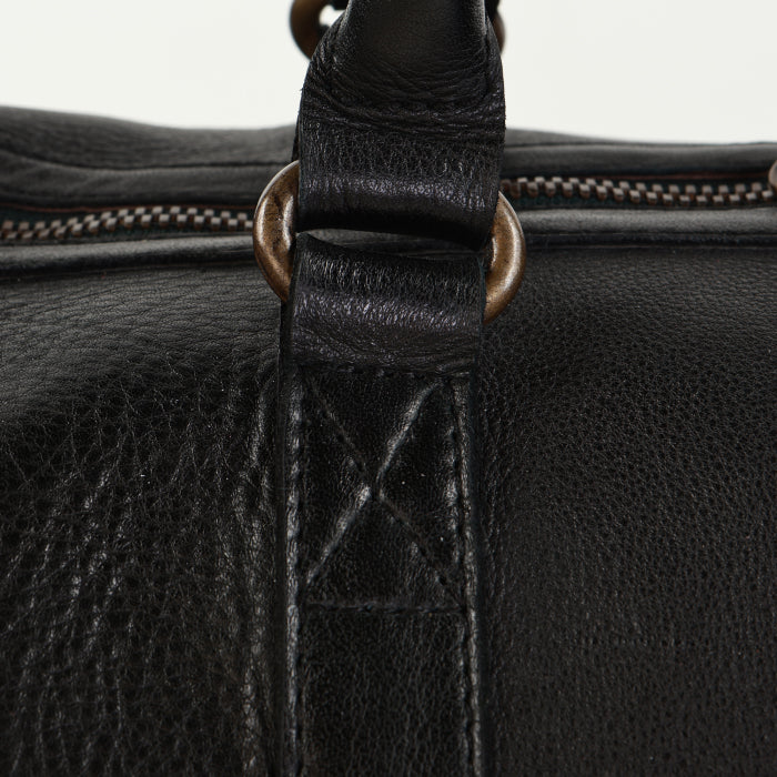 Classic Leather Duffle - Black