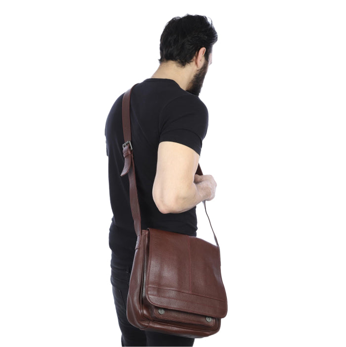 Leather Mens Side Bag