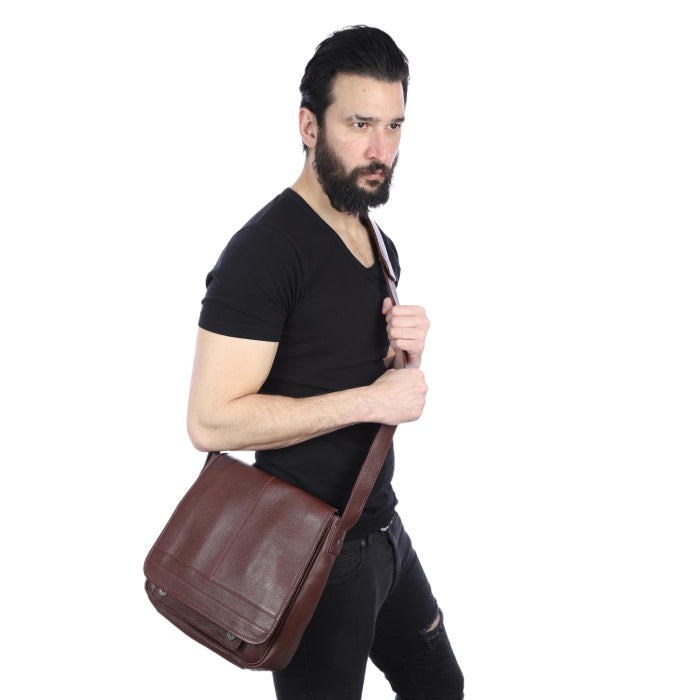 Leather Mens Side Bag