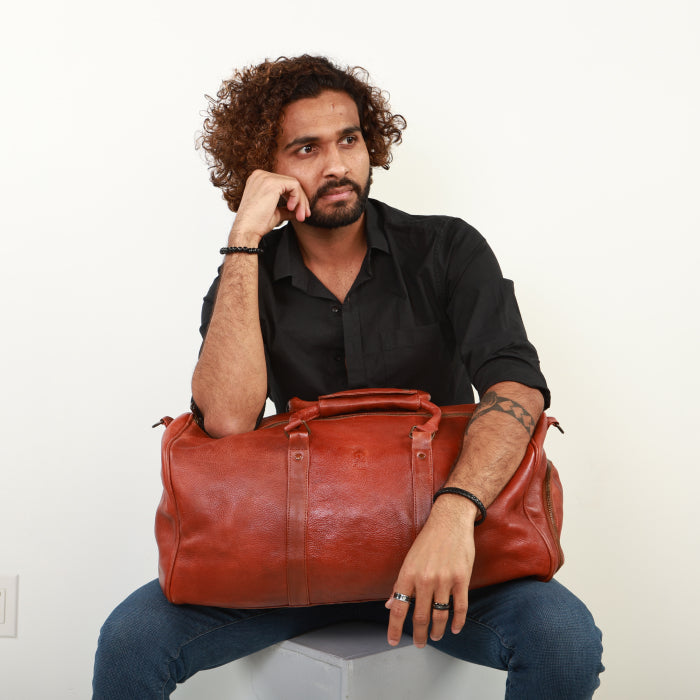 Modern Duffel Bag - Tan