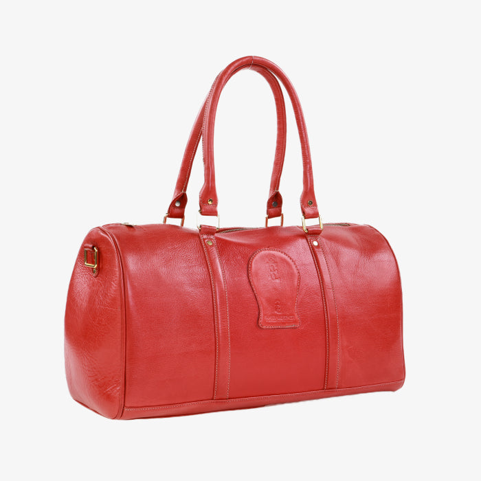 Luxe Duffle Bag - Red