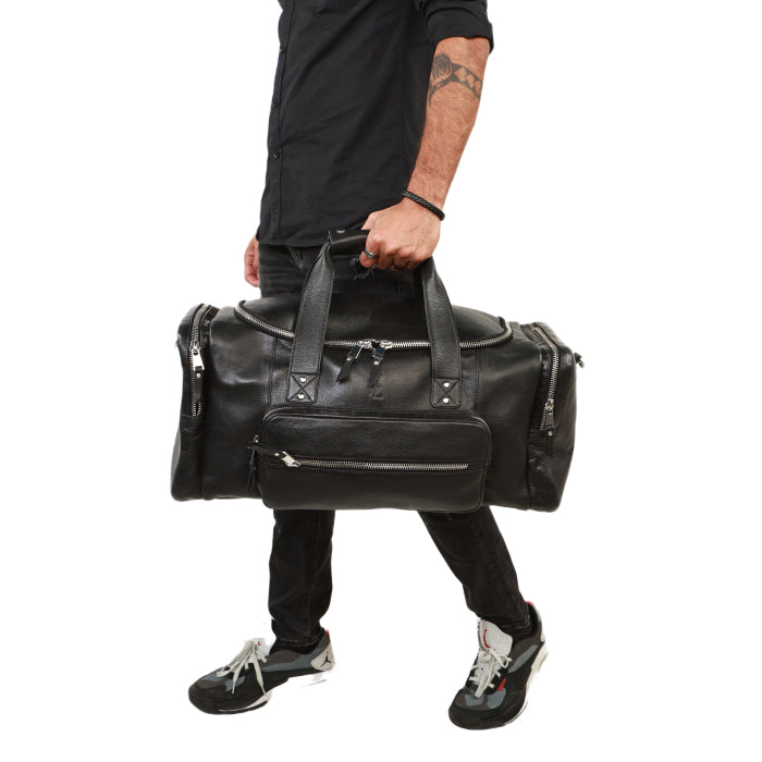 Leather Weekender Bag