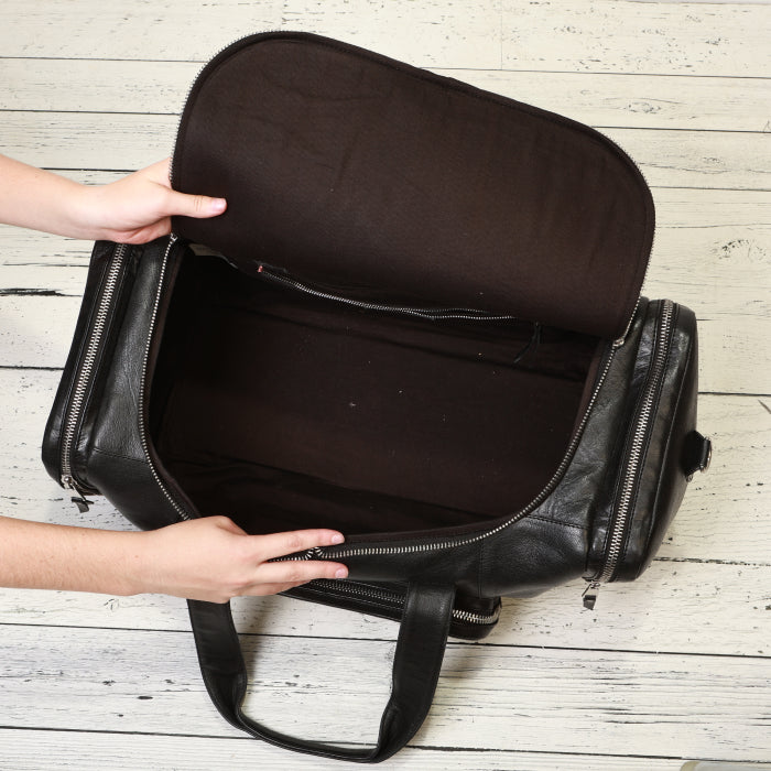 Leather Weekender Bag