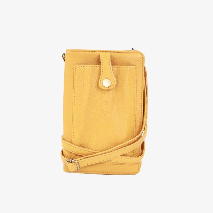 Large Leather Crossbody Wallet