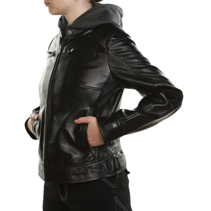 Ladies Hood Jacket - Black