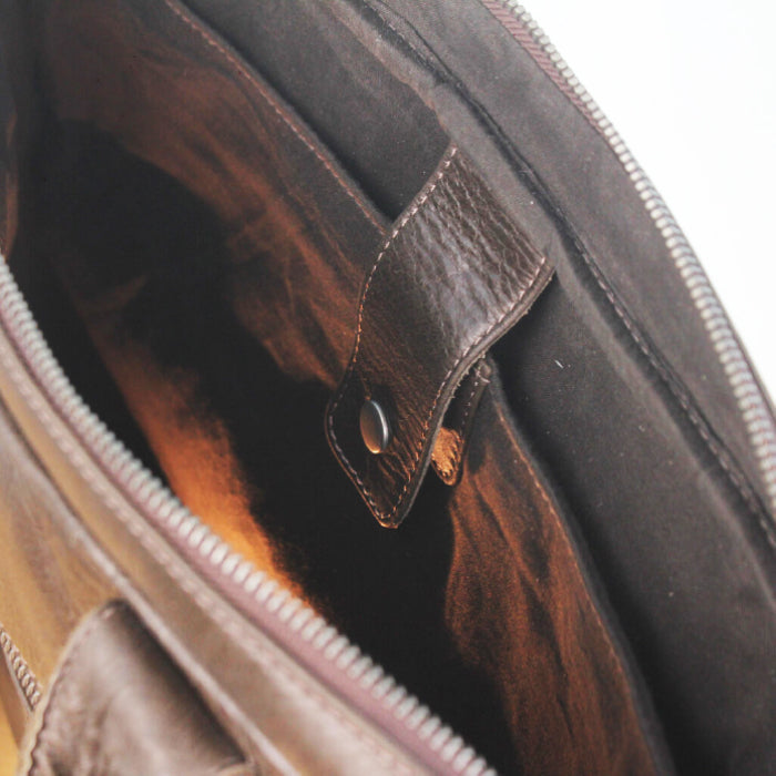 Leather office bag