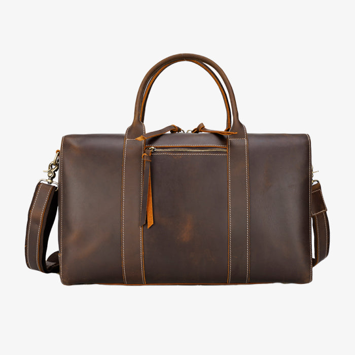 Brown Retro Weekender Bag