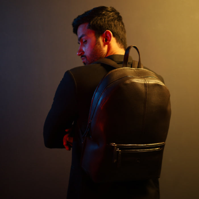 Large Leather Backpack