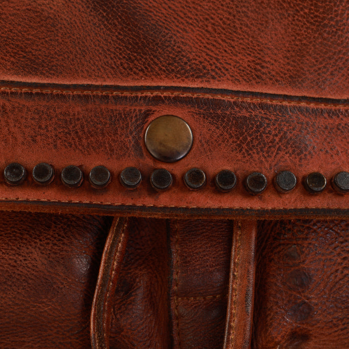 Classic Leather Backpack - Cognac