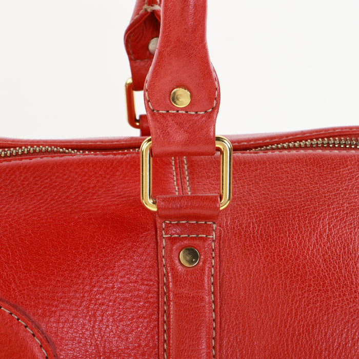 Luxe Duffle Bag - Red