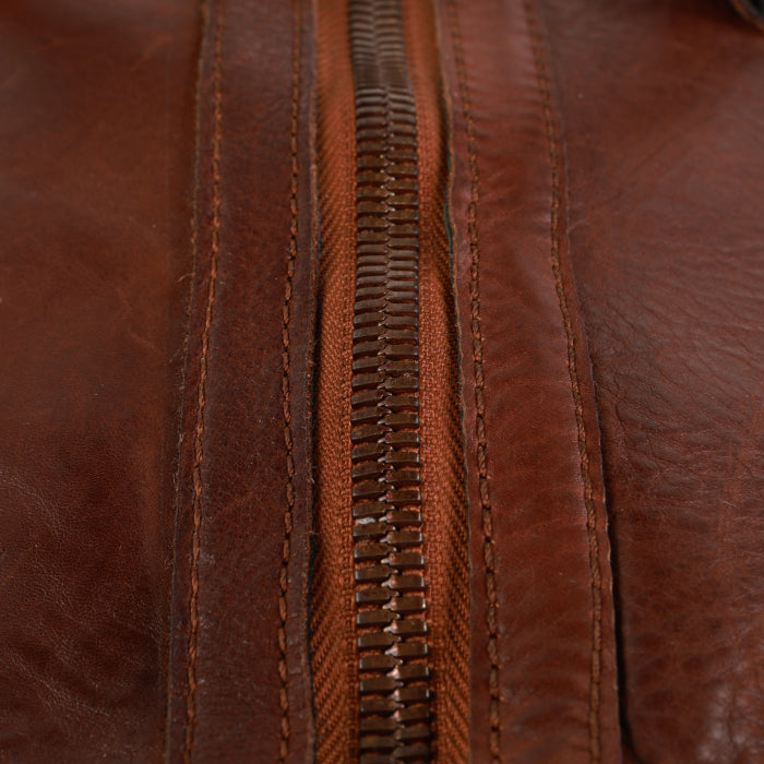 Classic Leather Duffle - Tan