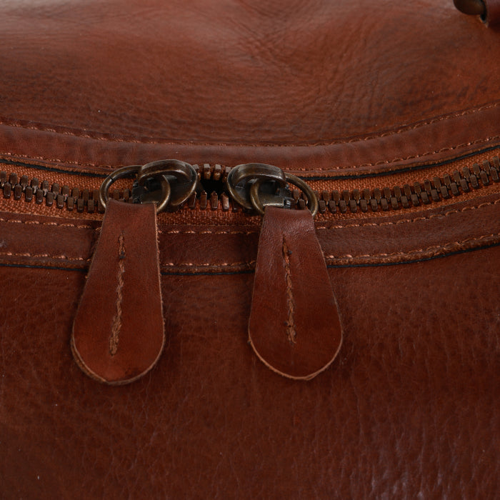 Classic Leather Duffle - Tan