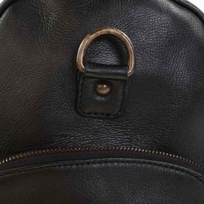 Classic Leather Duffle - Black