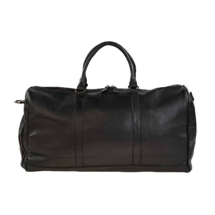 Classic Leather Duffle - Black