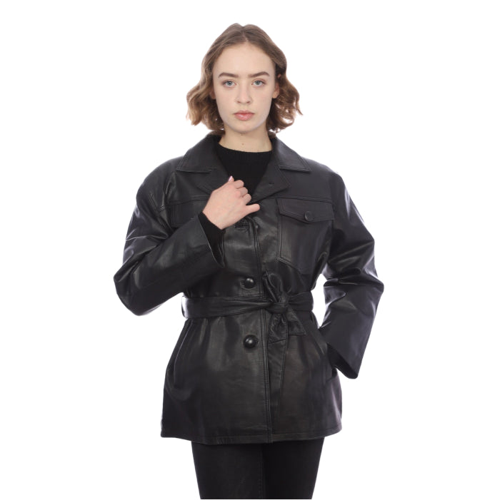 3/4 Length Belted Jacket