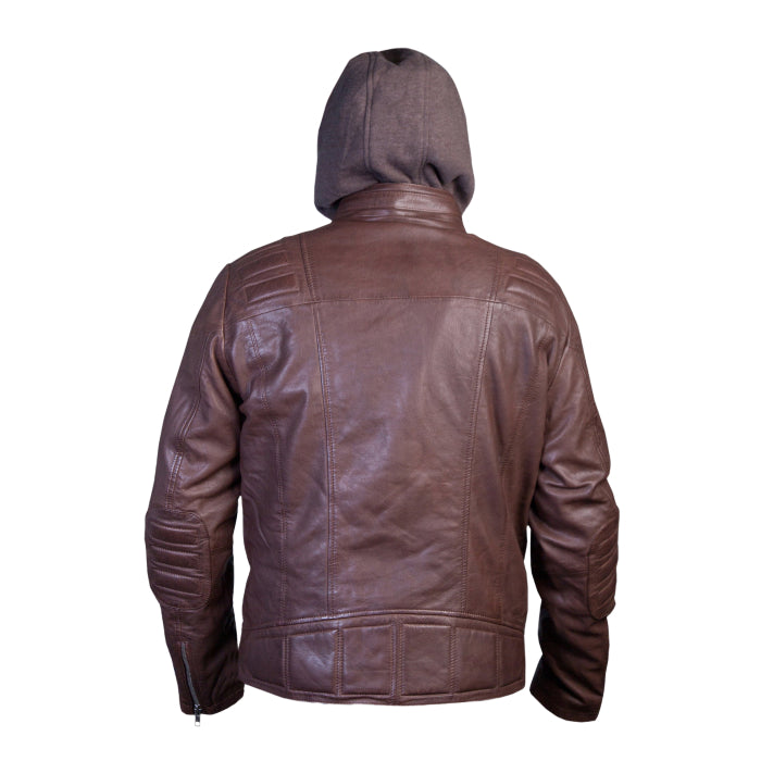 Hooded Winter Jacket - Brown