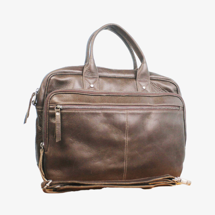 Leather office bag