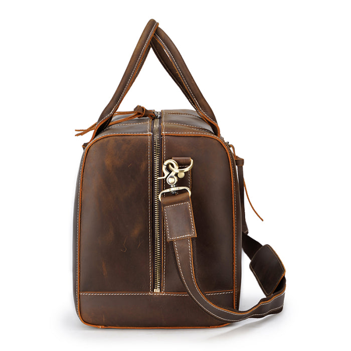 Brown Retro Weekender Bag