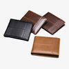 Factory Drop Shipping 8064 Accept Sample genuine leather wallet men Wallet Men Slim Leather with RFID Lining