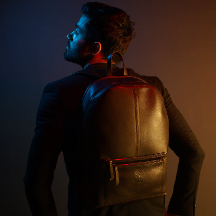 Large Leather Backpack