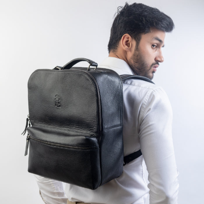 Leather Travelers Backpack