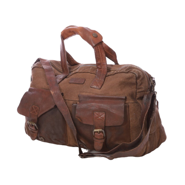 Leather Trimmed Duffel